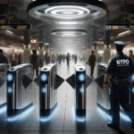 AI guns in subway