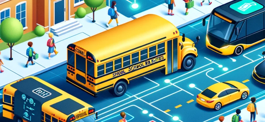 AI school bus routes