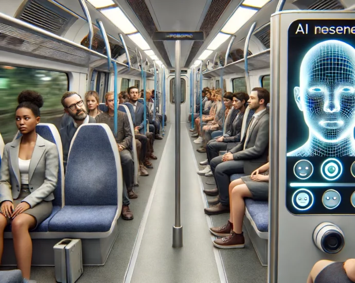 AI train passengers